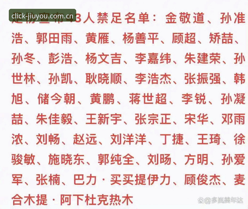 中国足协第三批禁足名单全面解析：从九游数据中心看行业整肃的深层逻辑